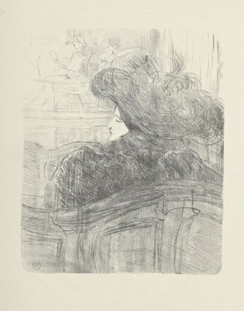 リトグラフ Toulouse-Lautrec - Portraits d’Acteurs et d’Actrices : Cleo de Merode