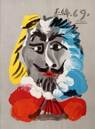 リトグラフ Picasso - Portraits Imaginaires, 5.6.4.69 Proof