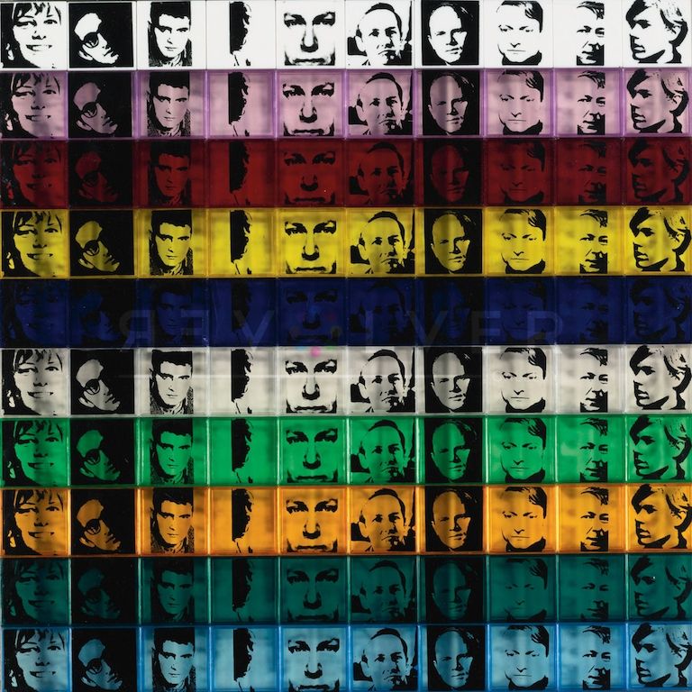 シルクスクリーン Warhol - Portraits of the Artists (FS II.17)