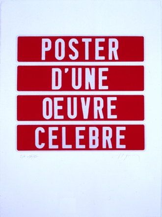 シルクスクリーン Ducorroy - Poster d'une oeuvre célèbre