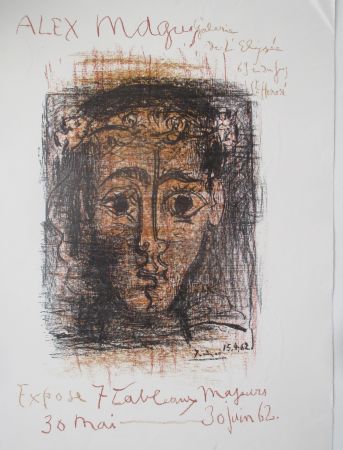 リトグラフ Picasso - Poster for the AlexMaguy Gallery