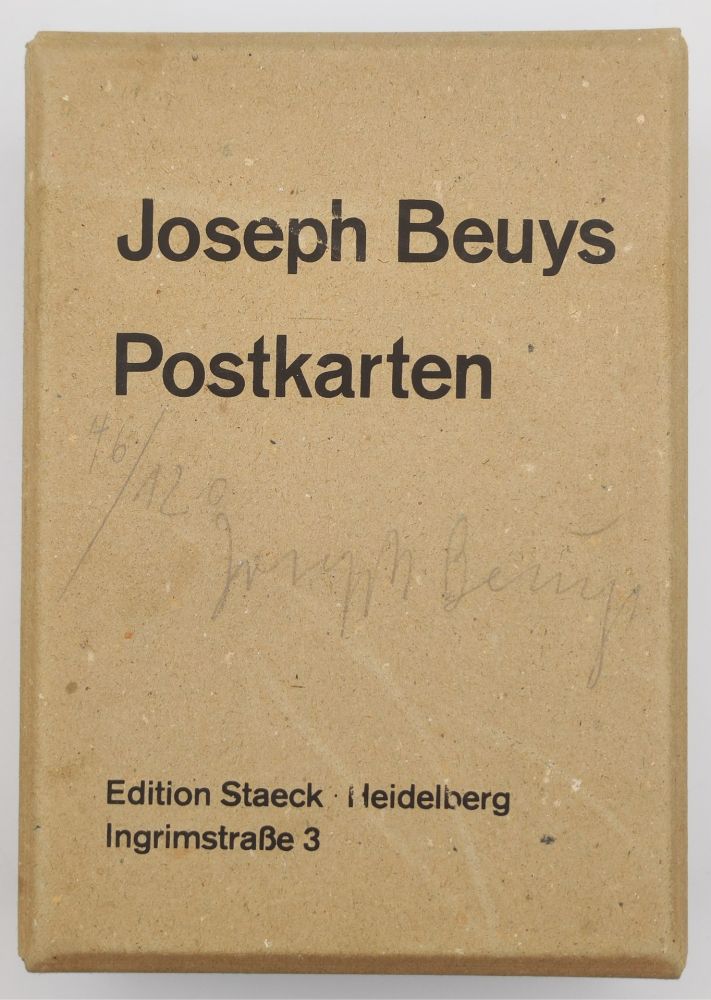 多数の Beuys - Postkarten. Multiple.
