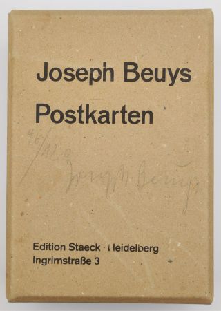 多数の Beuys - Postkarten. Multiple.