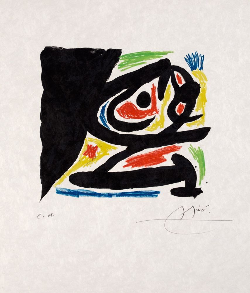 リトグラフ Miró - Pour Berggruen