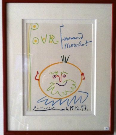 リトグラフ Picasso - Pour Fernand Mourlot