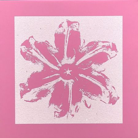 シルクスクリーン Robierb - Power Flower (Pink)