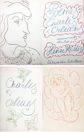 挿絵入り本 Matisse - POÈMES DE CHARLES D'ORLÉANS. 54 lithographies en couleur par Henri Matisse (1950)