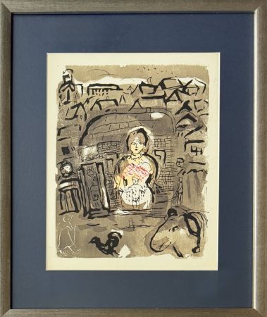 木版 Chagall - Poèmes, Planche VIII