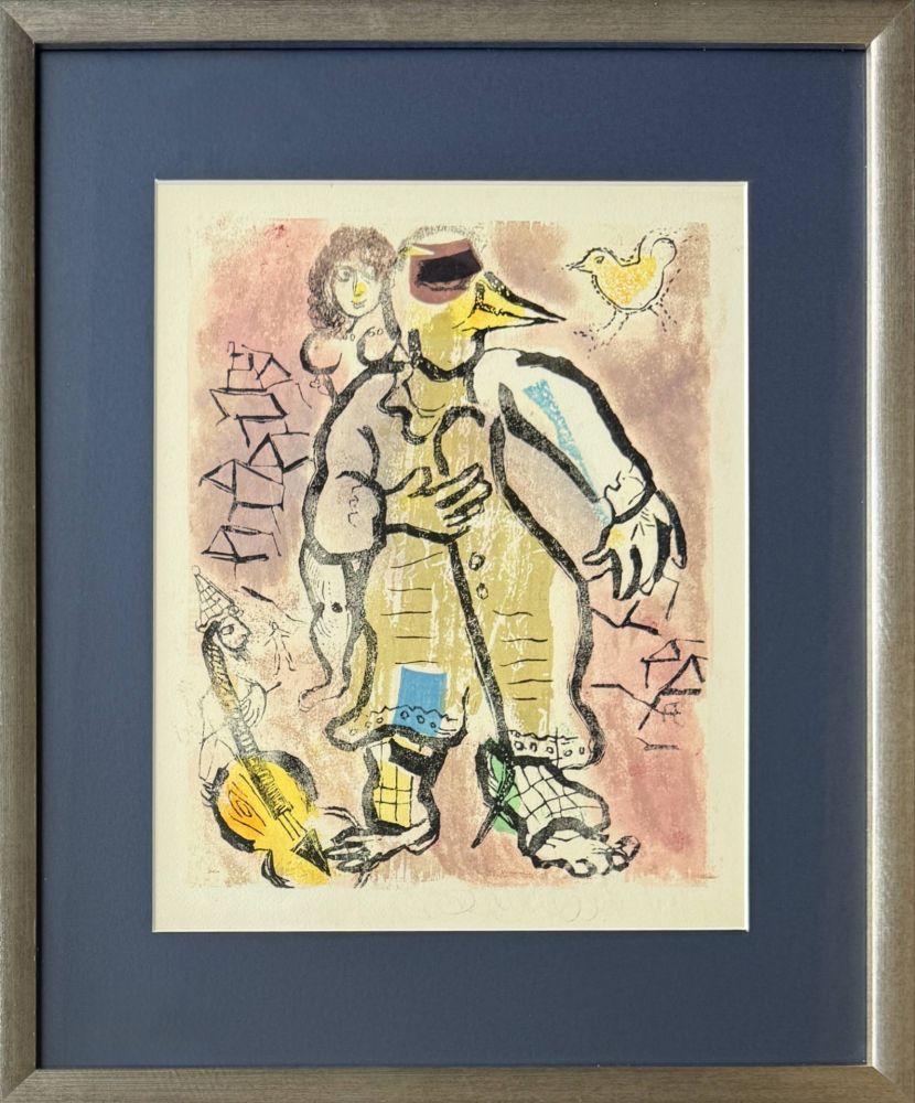 木版 Chagall - Poèmes, Planche XX