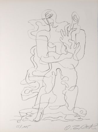 リトグラフ Zadkine - Prends, 1965 - Hand-signed