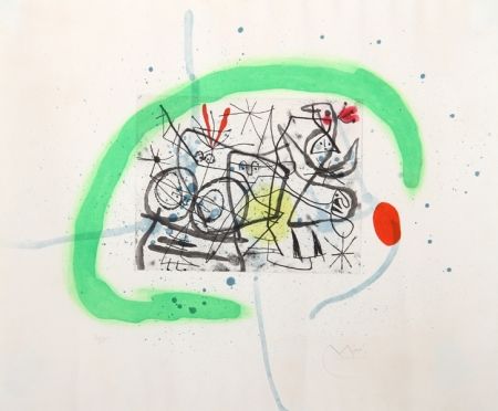 アクチアント Miró - Preparatifs d'Oiseau IV