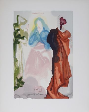 リトグラフ Dali - Prière de Saint Bernard