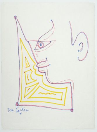 リトグラフ Cocteau - Profil