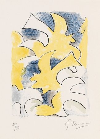リトグラフ Braque - Profil (Profile) from Lettera amorosa