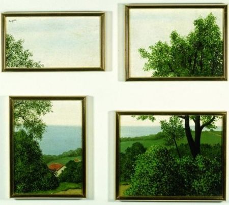 リトグラフ Magritte - Profondeur de la terre ou paysage, 1930