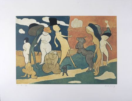 リトグラフ Ray - Promenade, 1968 - Hand-signed