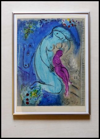 リトグラフ Chagall - QUAI AUX FLEURS