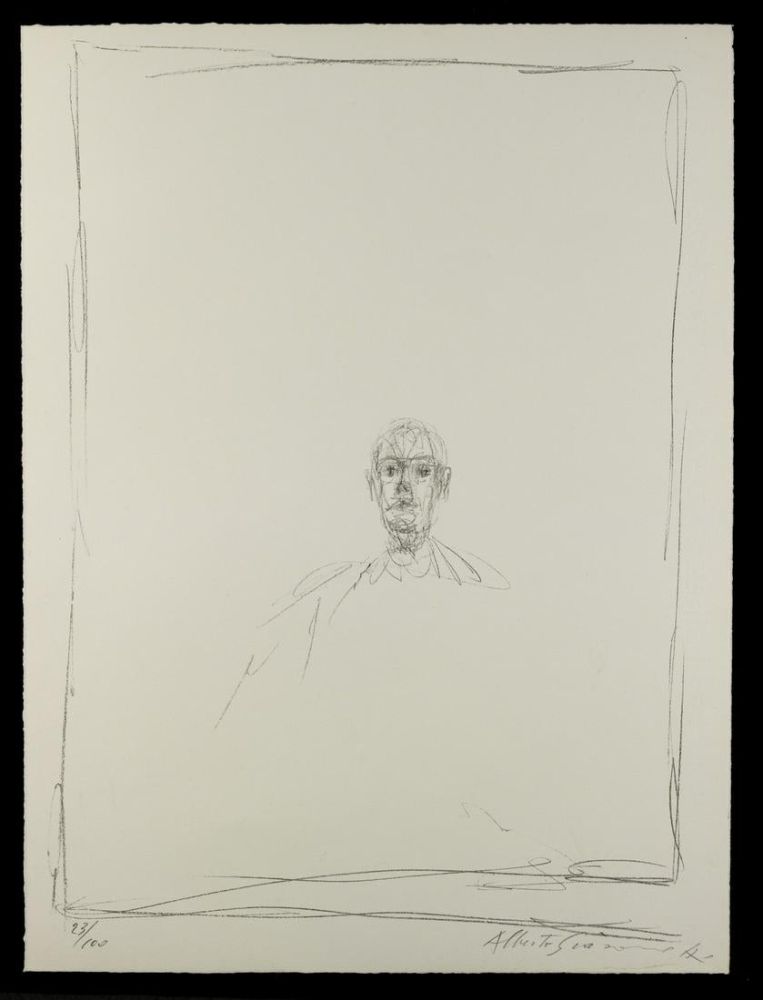 リトグラフ Giacometti - Quarantacinque disegni di Alberto Giacometti