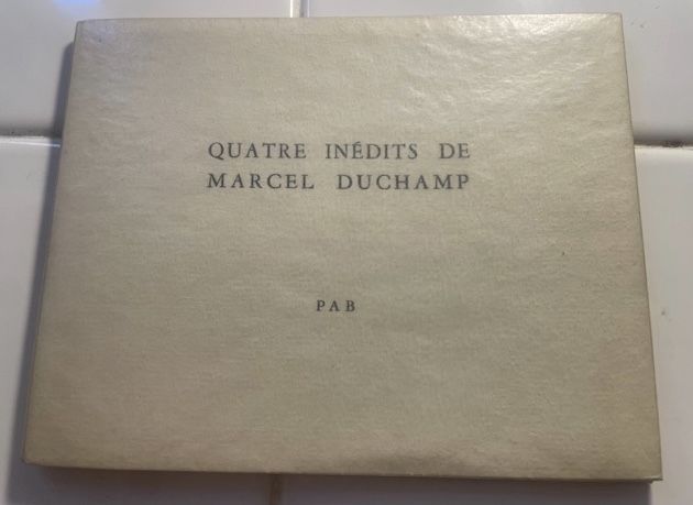 技術的なありません Duchamp - Quatre inédits de Marcel Duchamp