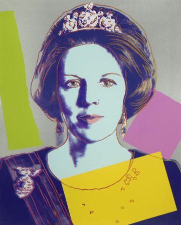 シルクスクリーン Warhol - Queen Beatrix (Royal Edition) (FS II.340A)