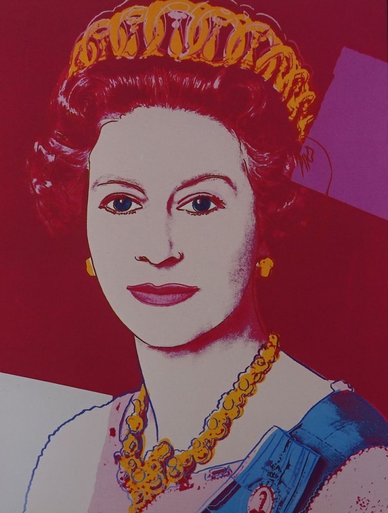 シルクスクリーン Warhol - Queen Elizabeth II