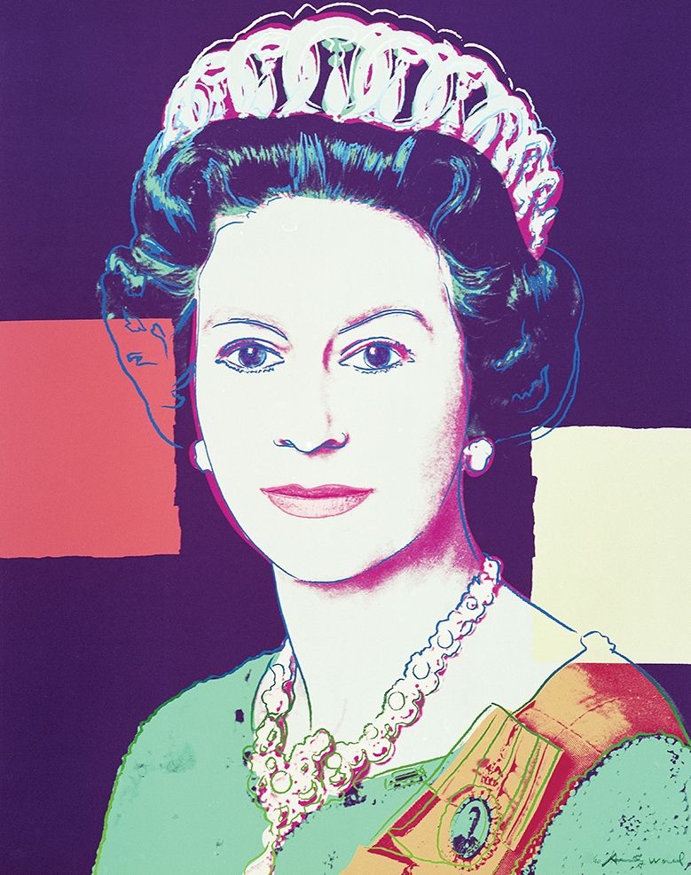 シルクスクリーン Warhol - Queen Elizabeth II of the United Kingdom 335 by Andy Warhol