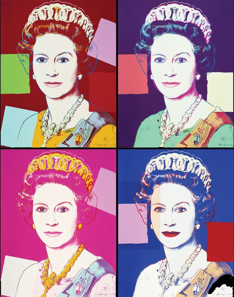 シルクスクリーン Warhol - Queen Elizabeth II Of The United Kingdom Complete Portfolio (Reigning Queens)