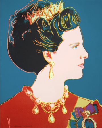 シルクスクリーン Warhol - Queen Margrethe II of Denmark