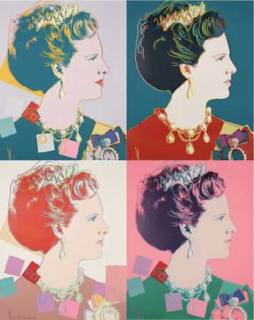 シルクスクリーン Warhol - Queen Margrethe II Of Denmark Complete Portfolio (Reigning Queens)