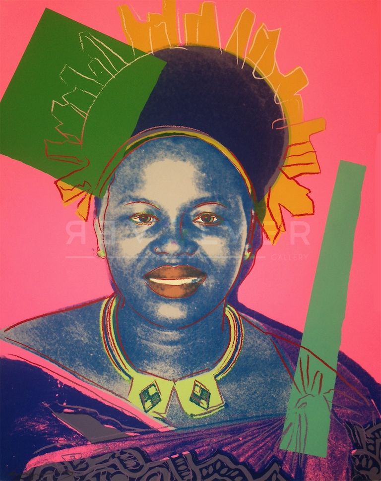 シルクスクリーン Warhol - Queen Ntombi Twala of Swaziland TP (FS IIB.346)