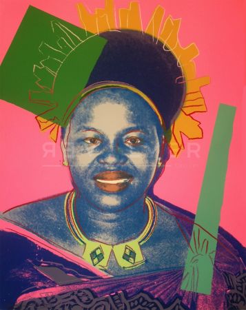 シルクスクリーン Warhol - Queen Ntombi Twala of Swaziland TP (FS IIB.346)