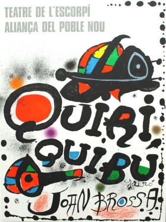 リトグラフ Miró - Quiriquibú