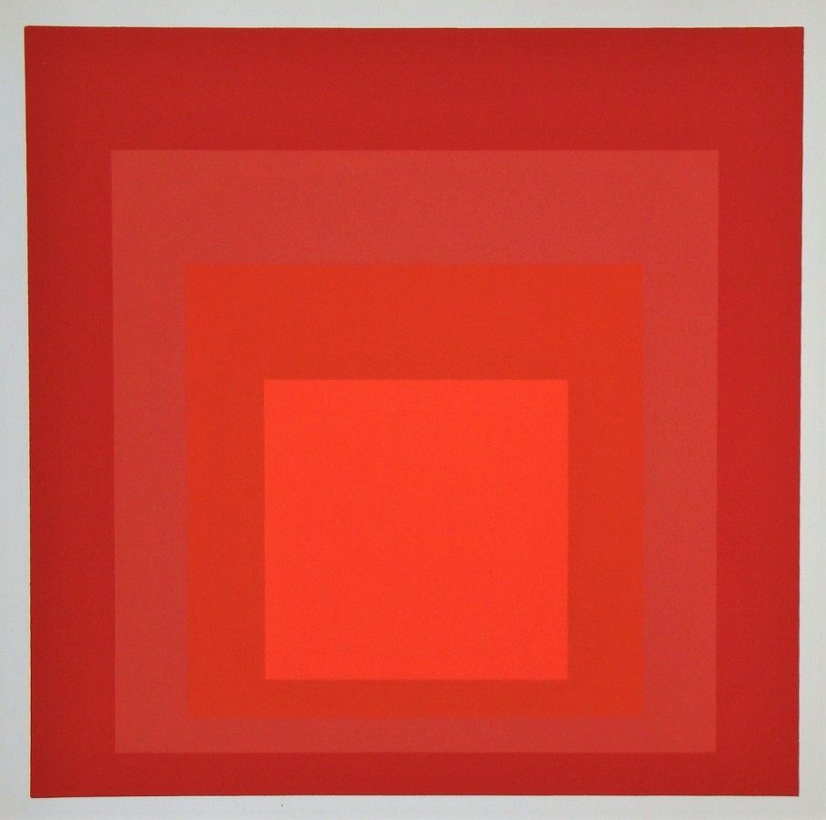 シルクスクリーン Albers - R-III a-4, 1968