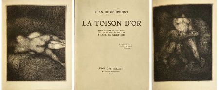 挿絵入り本 De Geetere - R. de Gourmont : LA TOISON D'OR. 20 eaux-fortes. 1 des 30 Japon Impérial (1925)