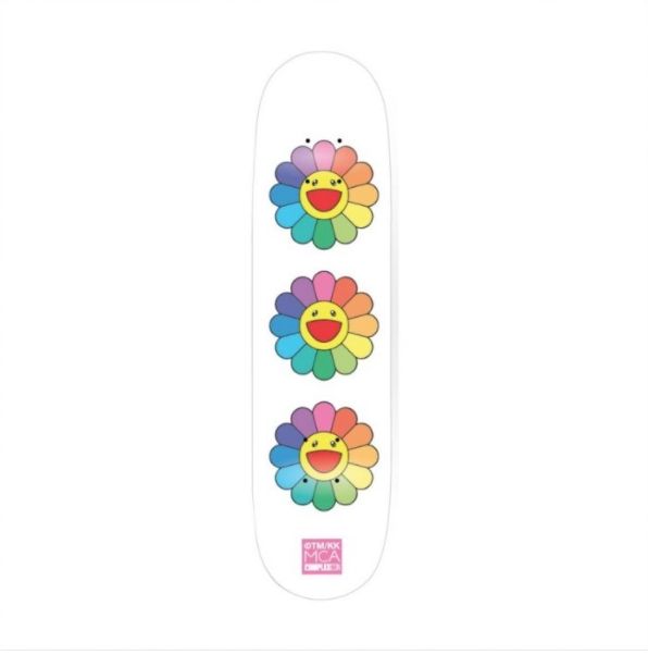 技術的なありません Murakami - Rainbow Flower Skate Deck