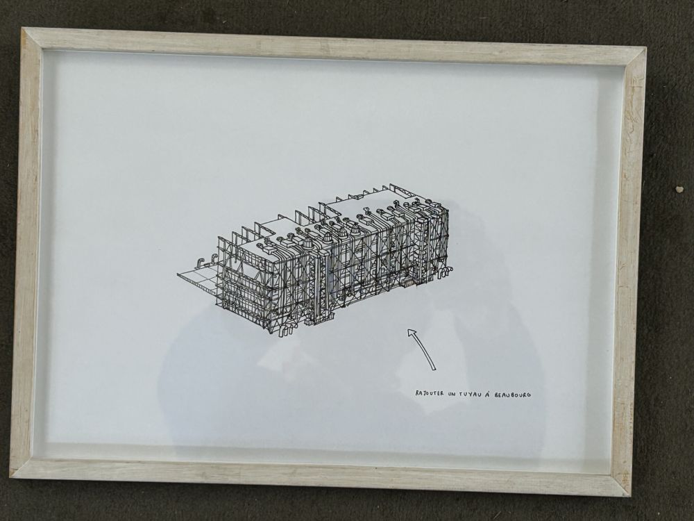 技術的なありません Berthier - Rajouter un tuyau à Beaubourg