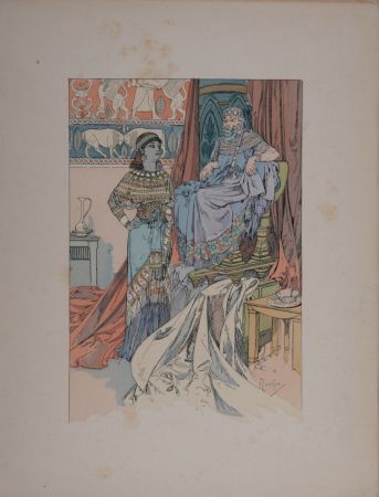 リトグラフ Mucha - Rama, Poème dramatique en trois Actes
