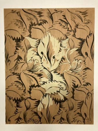技術的なありません Dufy - Raoul Dufy (1877-1953). Sans titre. Encre,gouache et aquarelle.