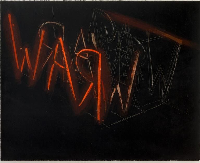 リトグラフ Nauman - Raw War
