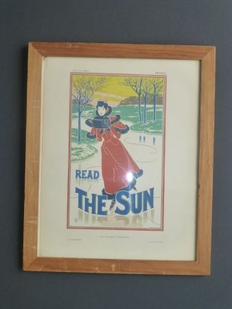 リトグラフ Read - Read the sun