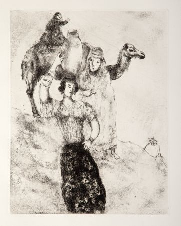 彫版 Chagall - Rebecca at the Well