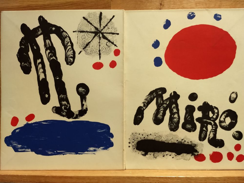 挿絵入り本 Miró (After) - Recent paintings