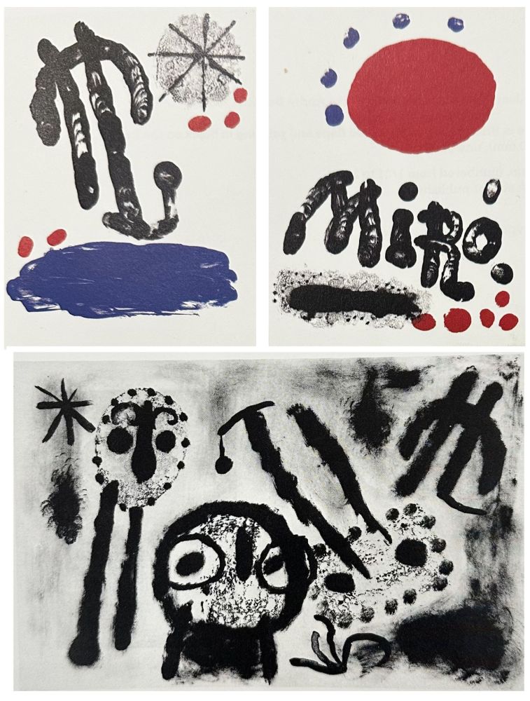 リトグラフ Miró - Recent Paintings. New York: Pierre Matisse Gallery