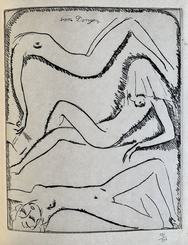彫版 Van Dongen - Reclining Nudes