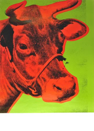シルクスクリーン Warhol - Red Cow, c. 1970-1971