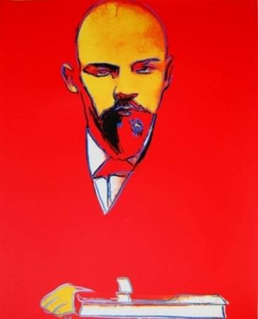 シルクスクリーン Warhol - Red Lenin (II.403)