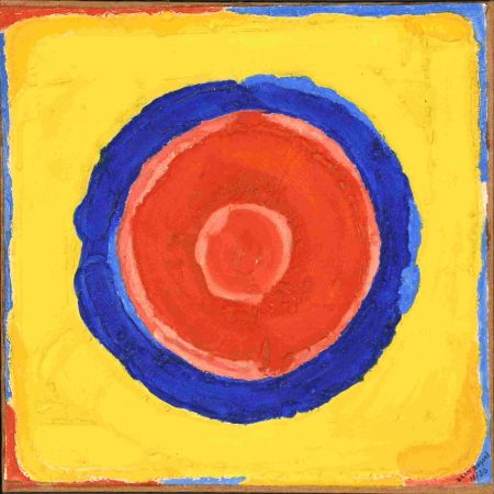 彫版 Bogart - Red on Blue on Yellow 