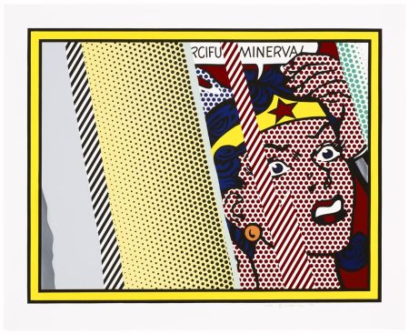 リトグラフ Lichtenstein - Reflections on Minerva from Reflections Series