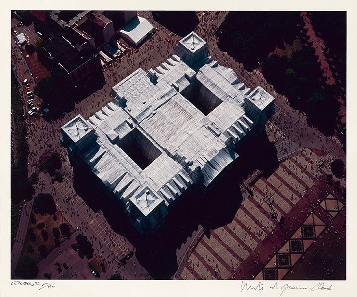 写真 Christo - Reichstag Mappe II, Dach