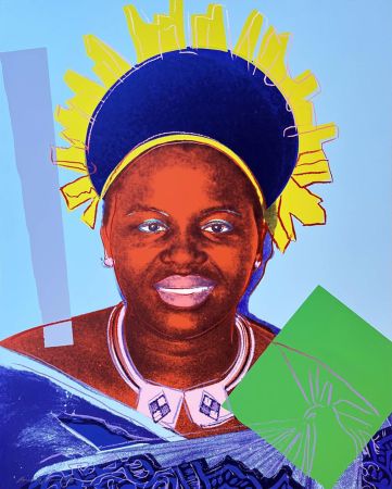 シルクスクリーン Warhol - Reigning Queens: Queen Ntombi Twala of Swaziland, II.347